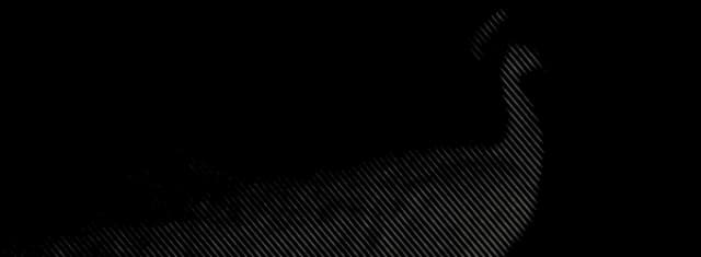 Peacock footer illustration