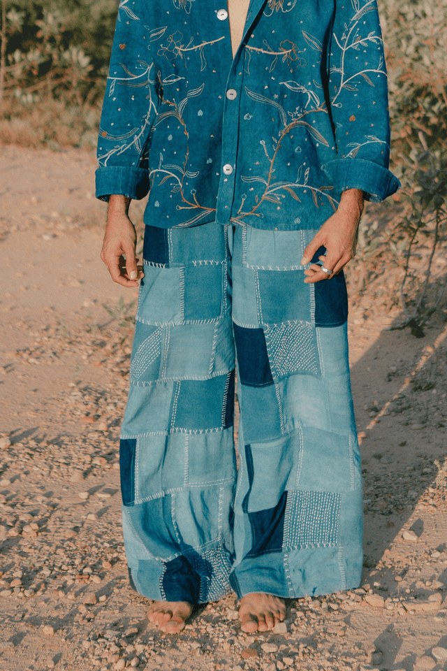 Hyper Blu Relaxed Pants