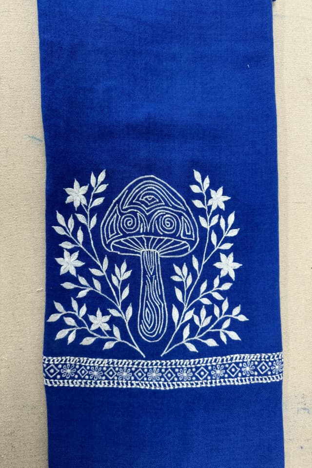 Mushroom Pashmina Shawl