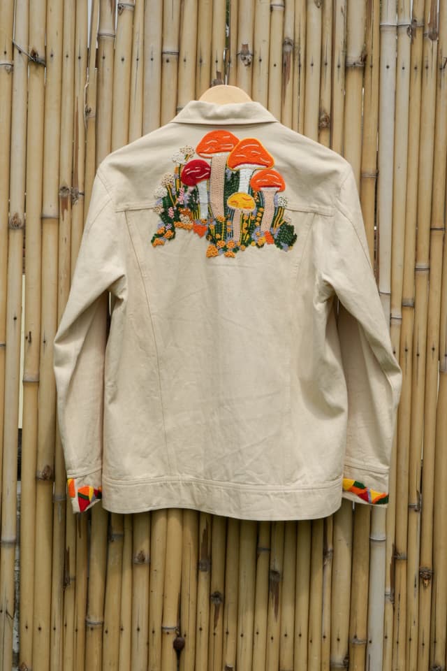 Mushroom Garden Beaded Jacket