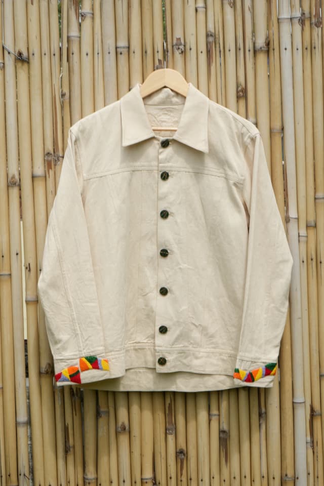 Mushroom Garden Beaded Jacket-hover