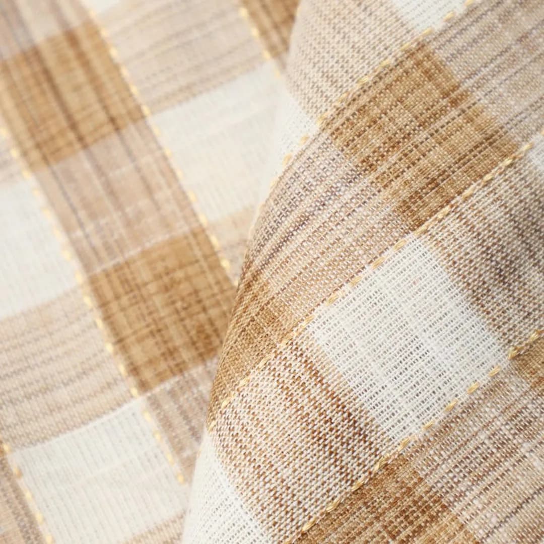 Kala Cotton - Gingham Check Yellow